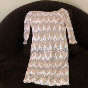 Sequined fancy dress, worn once.